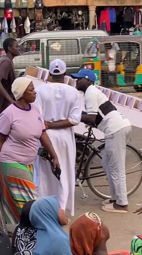 Daily market activity captured in Bukuru, Nigeria streets