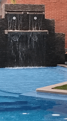 Swimming pool facility documented in Valencia, Venezuela