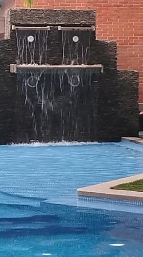 Swimming pool facility documented in Valencia, Venezuela