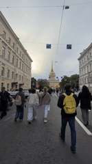 Afternoon stroll through central Saint Petersburg near iconic landmarks