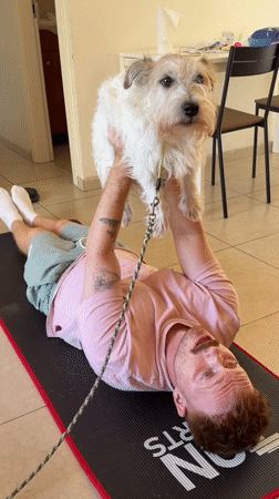 Baking macarons and unwinding with a dog in Tel Aviv