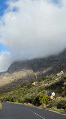 Table Mountain scenes captured during afternoon run in Cape Town