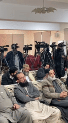 Press conference held at Quetta Press Club with traditional ceremonies