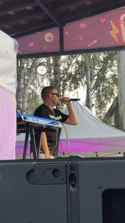 Outdoor music festival in Galevo runs into the night