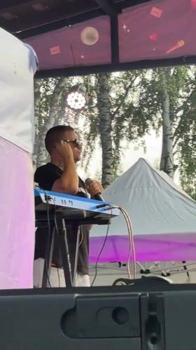 Outdoor music festival in Galevo runs into the night