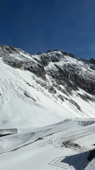 Snow-covered Alpine peaks documented from Garmisch-Partenkirchen mountain hut