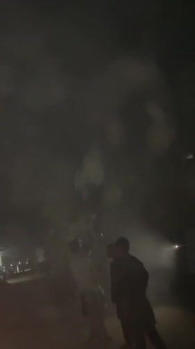 Traditional celebration with fireworks observed in Karamsar, Pakistan