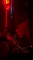 DJs perform late-night set at Paris nightclub
