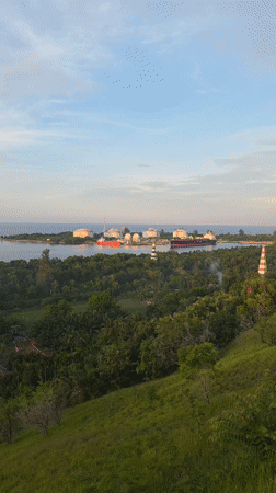 Industrial port scenes and local life documented in Lhokseumawe
