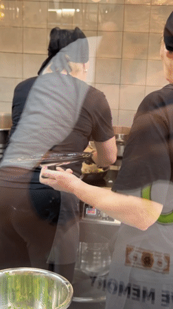Hands-on dough work in a busy Tbilisi kitchen