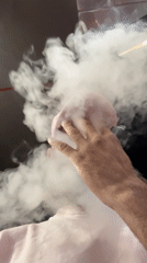 Smoke effects with glass bottle in Plovdiv