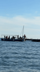 Boat with ten passengers spotted near Budva pier