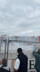 Car drifting event draws spectators in Plovdiv, Bulgaria