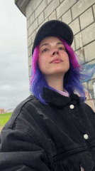 Morning dog walk selfies captured near Zagreb bridge