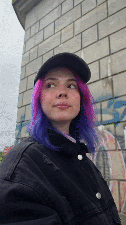 Morning dog walk selfies captured near Zagreb bridge