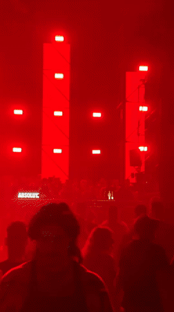 DJ set draws a big crowd at outdoor night event in Vrnjačka Banja