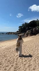Lazy morning at a Ko Samui beach and resort