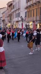 Medieval festival parade fills Campobasso streets with costumed performers
