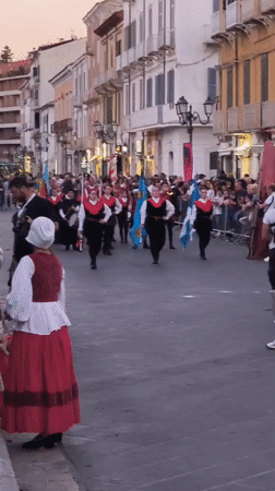 Medieval festival parade fills Campobasso streets with costumed performers