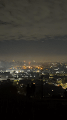 Fourth of July fireworks light up the Los Angeles skyline