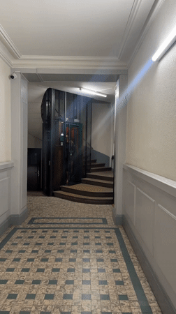 Evening street scenes captured in Geneva during sunset hour