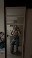 Woman documents selfie session across multiple Izhevsk locations