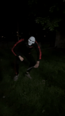 Masked figure with weapons spotted in Bulgarian town yards