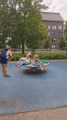 Kids' playground in full swing, Lahti, Finland
