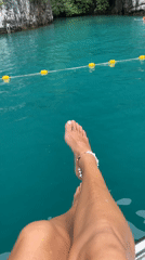 Snorkeling and drifting by Ao Nang's limestone cliffs
