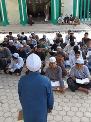 Religious students gather for instruction in Lhokseumawe