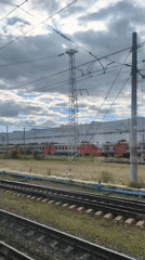 Lastochka commuter train at Nizhny Novgorod station