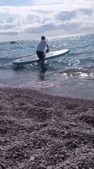 A slow morning on Kobuleti's Black Sea shore