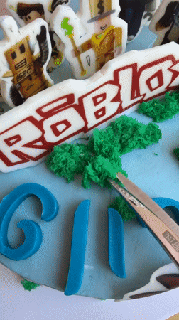 Roblox birthday cake preparation witnessed in Tel-Aviv
