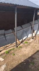 Outdoor structure with curved objects observed in Сокуры, Russia