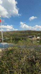 Person visits scenic Bulgarian flag overlook in Pleven