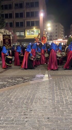 Traditional religious procession draws crowds in Soria, Spain