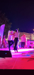 Tango night lights up an outdoor stage in Baku