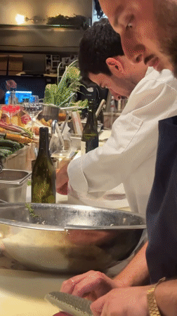 Friday night in Tel Aviv: kitchen prep and a night out