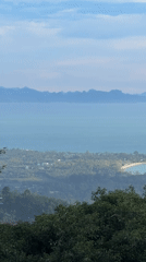 Afternoon at a scenic hilltop bar overlooking Ko Samui's coast