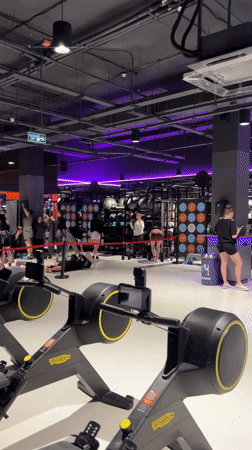 Gym activity documented in Voronezh fitness facility