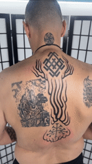 Tattoo aftercare session documented in Sofia, Bulgaria