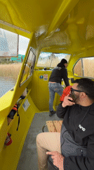 Colorful passenger boats observed at Valdivia waterfront
