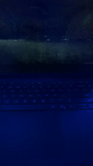 Urban scenes captured: laptop viewing, casual encounters, nighttime streets