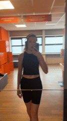 Ordinary Amsterdam afternoon: gym workouts, cycling, umbrella weather
