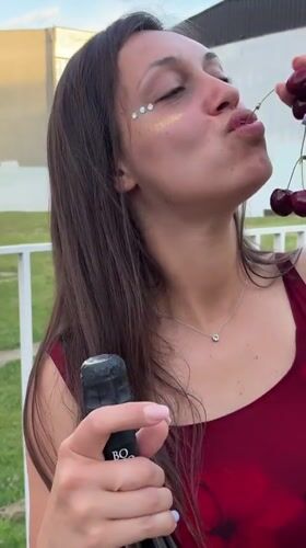 Cherry celebration with Prosecco in Kragujevac