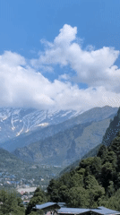Morning scenes captured in Vashisht mountain village, India