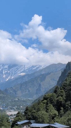 Morning scenes captured in Vashisht mountain village, India