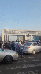 Crowds gather at Nigeria entertainment district, minor accident reported