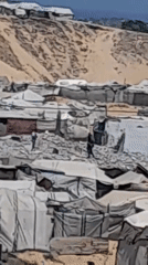 Daily life inside a crowded displacement camp in Khan Yunis