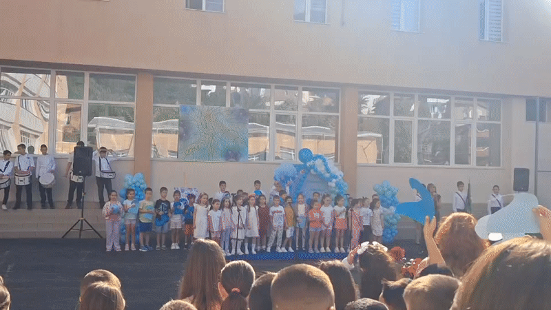 School vacation ceremony held in Gotse Delchev, Bulgaria